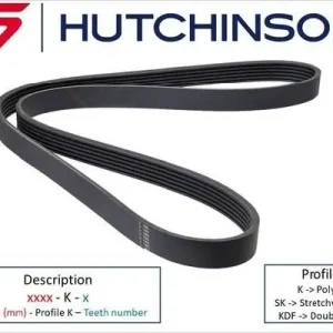 Pasek klinowy wielorowkowy HUTCHINSON 1920 K 6 Hit sprzedaży