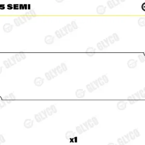 Premium Tuleja łożyska, korbowód GLYCO 55-2535 SEMI