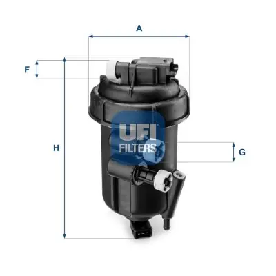 Szybka dostawa Filtr paliwa UFI 55.108.00