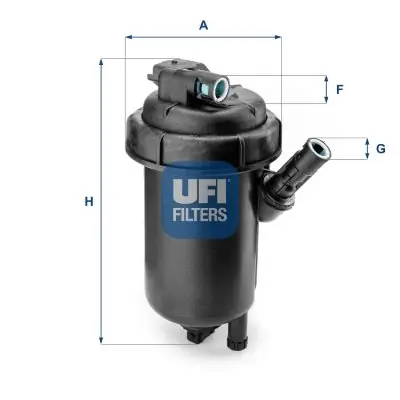 Filtr paliwa UFI 55.120.00 Najlepsza cena