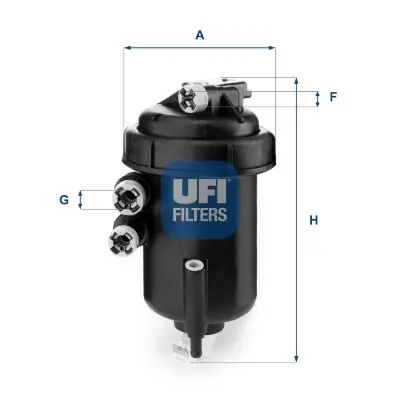 Filtr paliwa UFI 55.127.00 Tylko do końca tygodnia