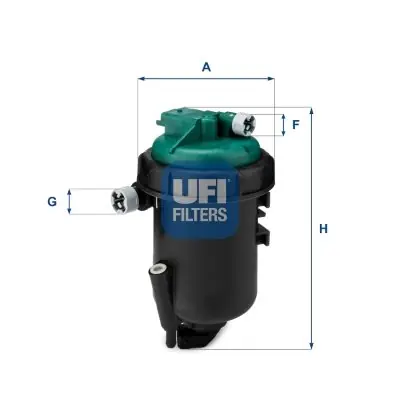 Filtr paliwa UFI 55.181.00 Nowość