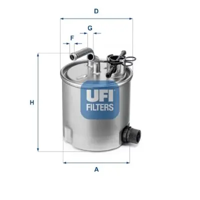 Nowy Filtr paliwa UFI 55.394.00