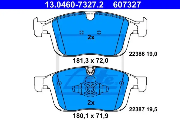 KLOCKI HAM.PRZOD VOLVO XC60 14- Kup teraz