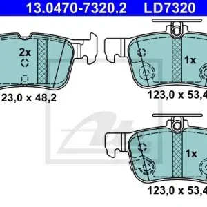 KLOCKI HAM.CERAMIC TYL FORD GALAXY 15- Super okazja