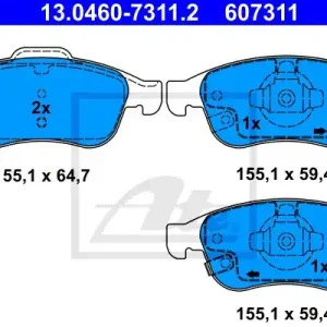 KLOCKI HAM.PRZOD FIAT 500X 14- Kup online