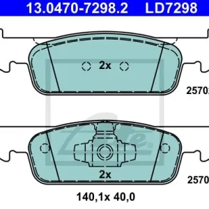 Nowość KLOCKI HAM.CERAMIC PRZOD SMART FORTWO 14