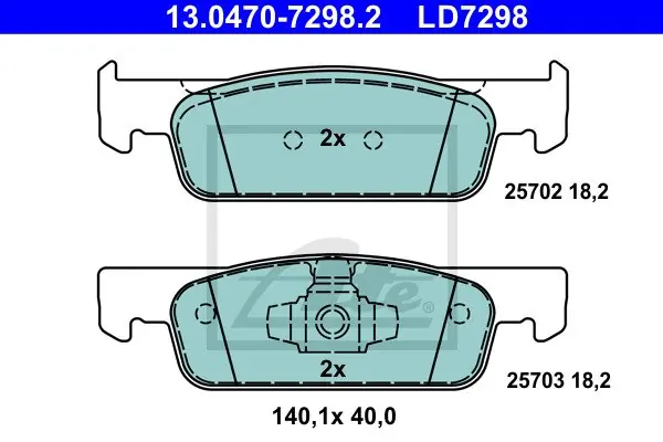 Nowość KLOCKI HAM.CERAMIC PRZOD SMART FORTWO 14