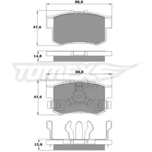 Nowy KLOCKI HAMULC. HONDA CR-V 04- TYŁ
