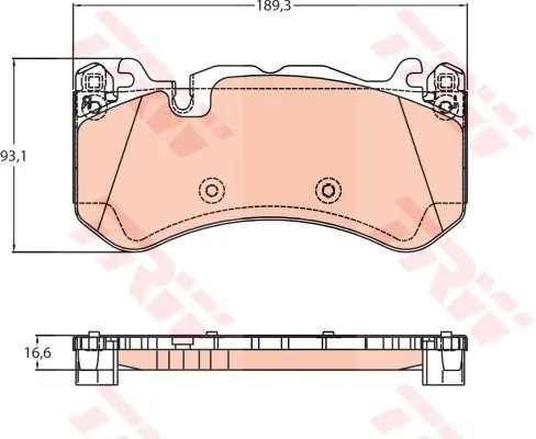 Oferta KLOCKI HAMULC. MERCEDES W213 E-KLASA AMG 17- PRZÓD