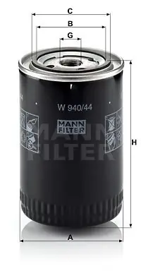 Filtr oleju MANN-FILTER W940/44 W94044 Nowy