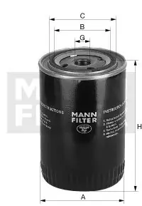 Filtr oleju MANN-FILTER W940/37 W94037 Niska cena