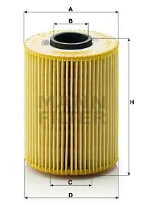 Darmowy zwrot Filtr oleju MANN-FILTER HU926/4X HU9264X