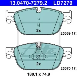 Nie przegap KLOCKI HAM.CERAMIC PRZOD CITROEN C5 09-