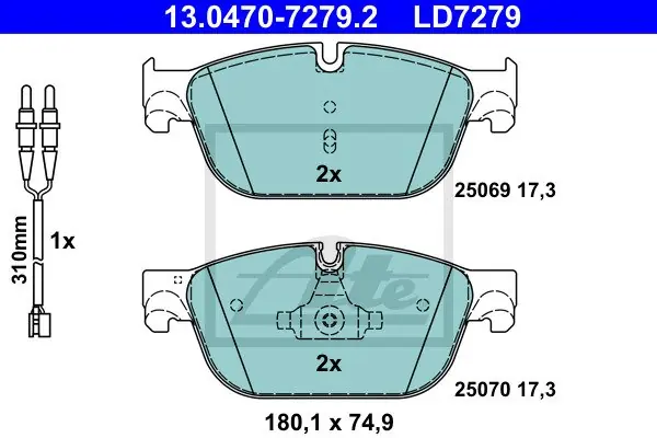 Nie przegap KLOCKI HAM.CERAMIC PRZOD CITROEN C5 09-