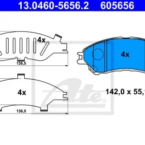 KLOCKI HAM.PRZOD SUZUKI SX4 S-CROSS 13- Oferta limitowana