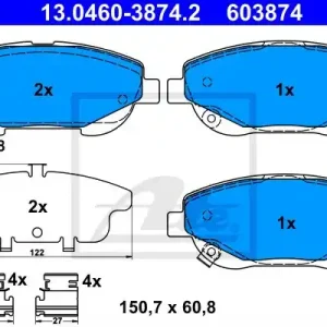 KLOCKI HAM.PRZOD TOYOTA AVENSIS 09- Zamów dziś